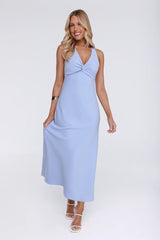 Sunshine Stroll Maxi Dress Blue