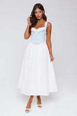 Cottage Glow Maxi Dress Blue