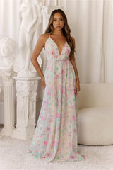 Chasing Moonbeams Maxi Dress Pink