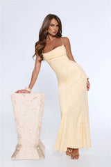 Bridge To Wonderland Maxi Dress Lemon