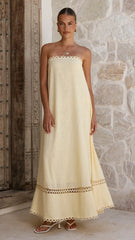 Sandra Maxi Dress - Yellow