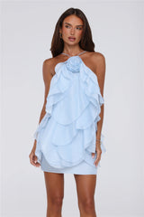 Designer Love Mini Dress Blue