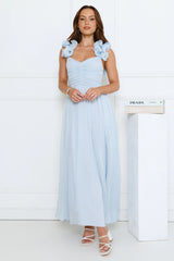 Dusk Pop Maxi Dress Blue