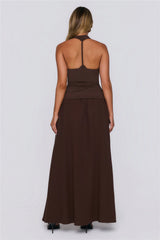 Studio Pretty Maxi Dress Brown