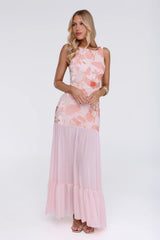 Sunlit Sonata Maxi Dress Pink