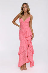 Petal Parade Maxi Dress Coral