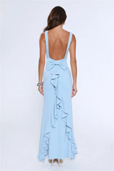Glowing Goddess Maxi Dress Blue