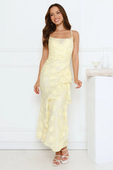 Daisy Whisper Maxi Dress Yellow