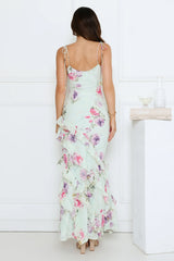 Luxe Twinkle Maxi Dress Mint