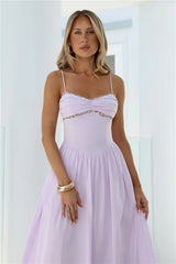 Happy Is Pretty Maxi Dress Lavender
