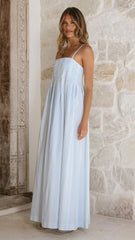 Pippa Maxi Dress - Blue Stripe