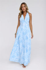 Icon In Progress Maxi Dress Blue