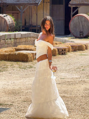 Lucy'S Lauro Corset Top White