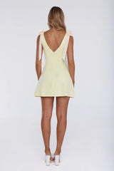 Warm Horizon Mini Dress Yellow