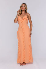 Nothing Less Maxi Dress Orange
