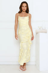Daisy Whisper Maxi Dress Yellow
