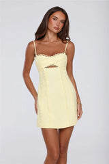 Summer Lane Mini Dress Yellow