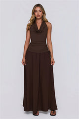 Studio Pretty Maxi Dress Brown