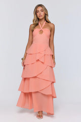 Lead Don’t Follow Maxi Dress Peach