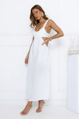 Starlight Shining Maxi Dress White