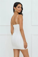 Simply Chic Mini Dress White