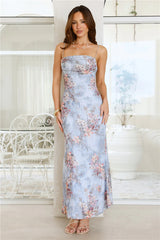 Hot Swoon Maxi Dress Blue