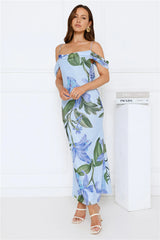 Starlet Society Maxi Dress Blue
