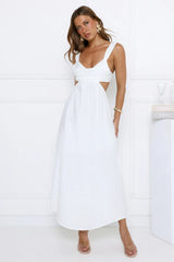 Starlight Shining Maxi Dress White