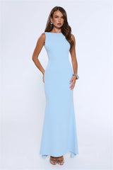 Glowing Goddess Maxi Dress Blue