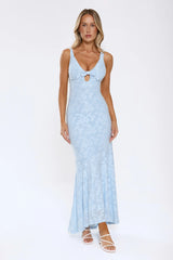 Effortless Glow Maxi Dress Blue