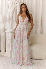 Chasing Moonbeams Maxi Dress Pink
