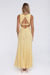 Effortless Glow Maxi Dress Yellow