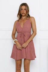 Showbiz Baby Dress Dark Rose