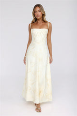 Sundown Siren Maxi Dress Yellow