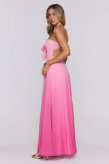 Love Spellbound Strapless Maxi Dress Pink