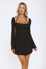 Trendiest Girl Mini Dress Black