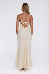 Enchanted Glow Maxi Dress Yellow