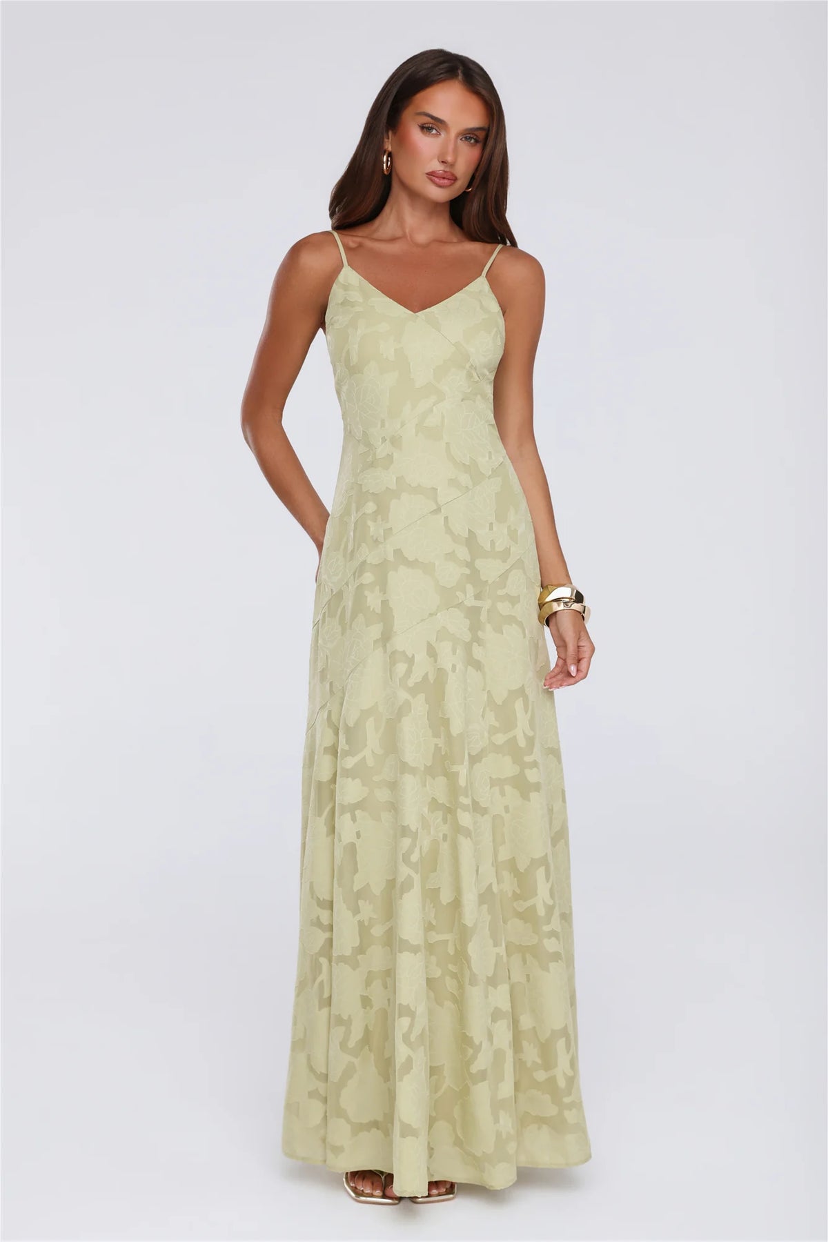 Dancing Spark Maxi Dress Sage