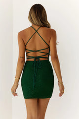 Outshine You Mini Dress Green