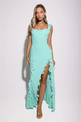 All Night Affair Maxi Dress Turquoise