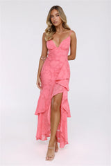 Petal Parade Maxi Dress Coral
