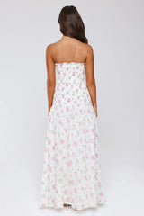 Fantasia Days Strapless Maxi Dress White