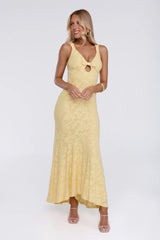 Effortless Glow Maxi Dress Yellow