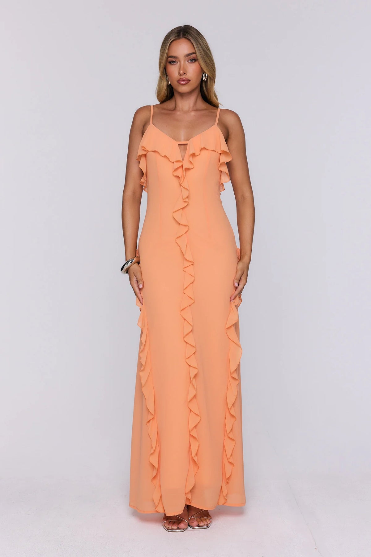 Nothing Less Maxi Dress Orange