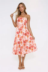 Vintage Find Midi Dress Orange