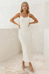 Shell Shine Maxi Dress Cream