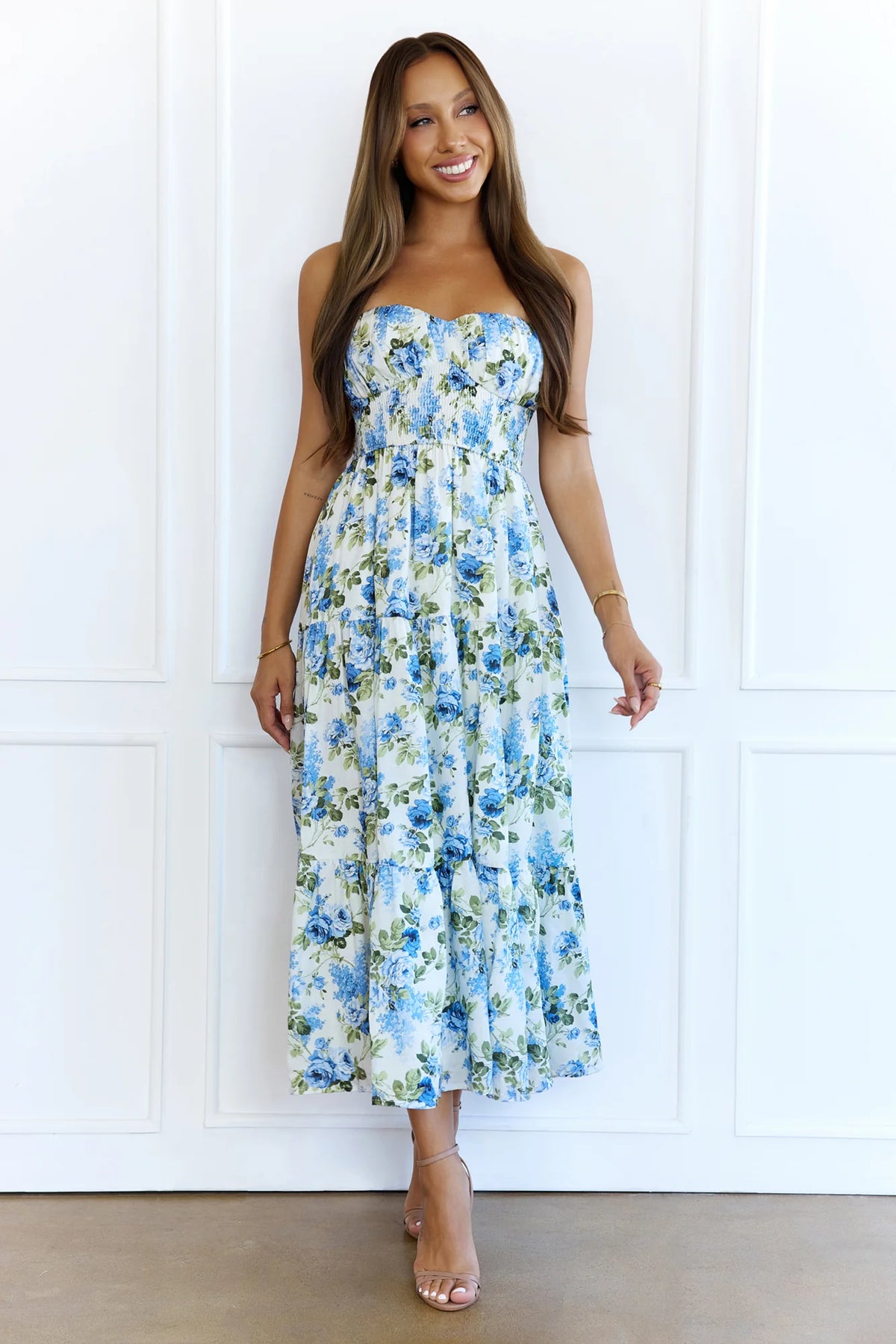 Styled For You Midi Dress Blue