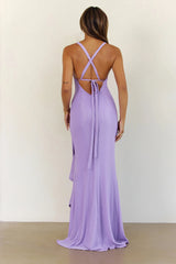 Electric Moodboard Maxi Dress Lavender
