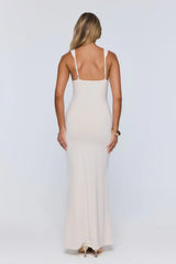 Late Checkout Maxi Dress Cream