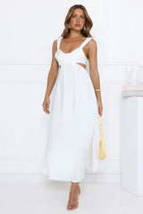Starlight Shining Maxi Dress White